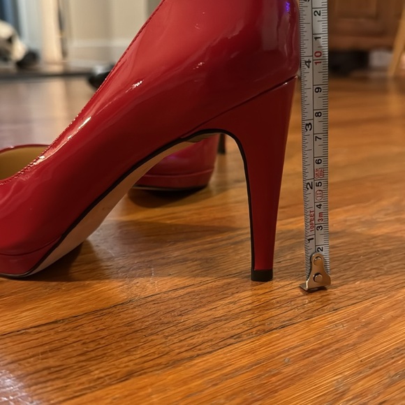 Cole Haan Chelsea high pumps, 3” heel, red patent leather, size 6.5 - Picture 9 of 10